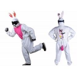 Costume Lapin blanc et rose...